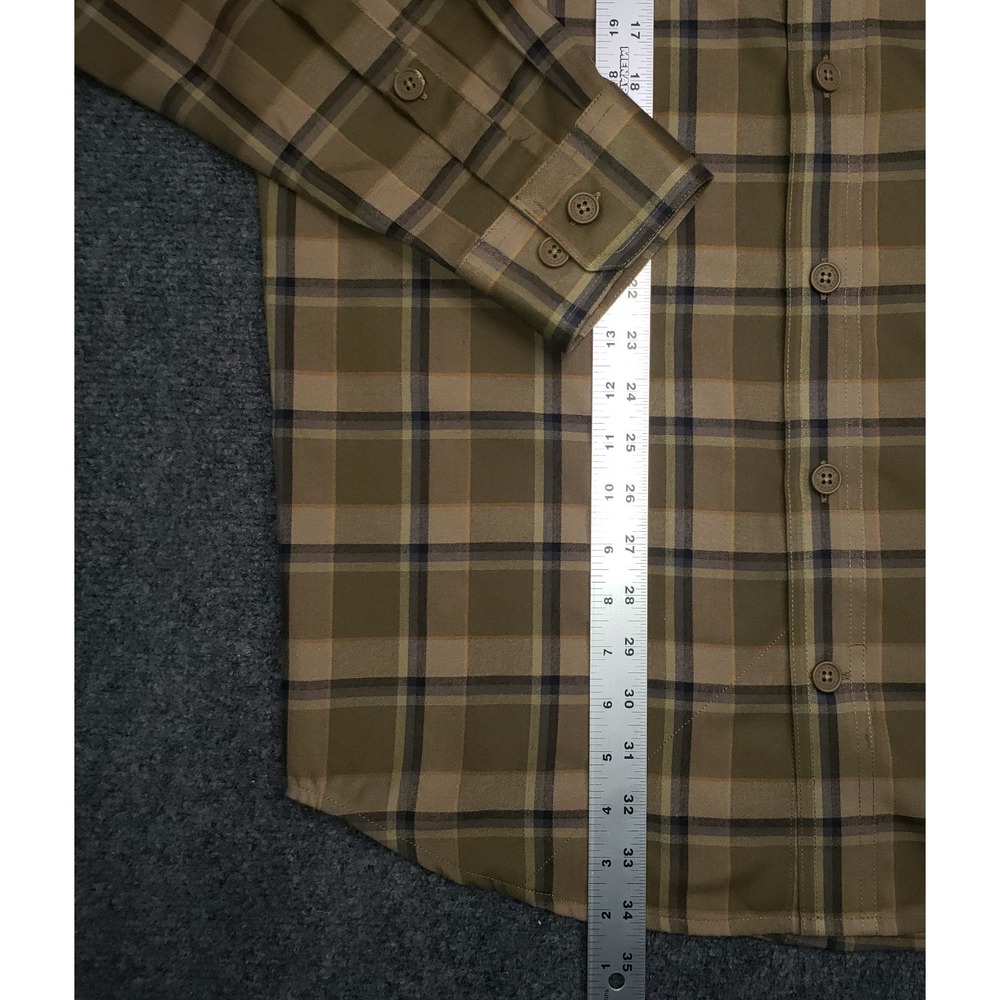 Duluth Trading Alaskan Hardgear PAIR Shirts Mens Large Tall Slim Fit Poly Wool - Picture 8 of 14